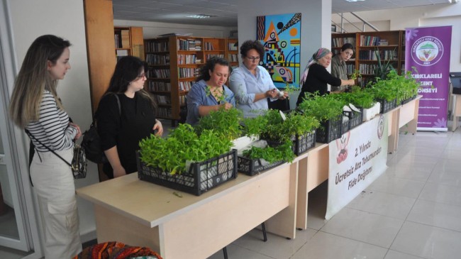 Kırklareli’nde 4 bin fide dağıtıldı