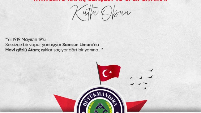 ‘’Atamız bu günü geleceğin teminatı Türk Gençliğine armağan etmiştir’’