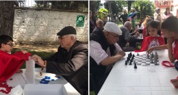 Huzurevi sakinleri eğlenceli vakit geçirdi