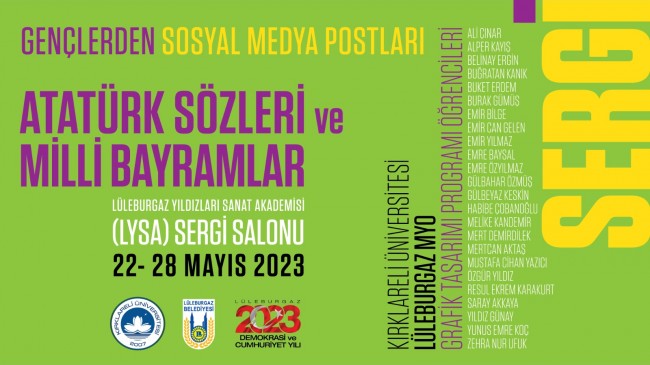 Atatürk sözleri ve Milli Bayramlar sergisi yapılacak