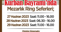Lüleburgaz’da kabir ziyaretleri için ring seferleri düzenlenecek