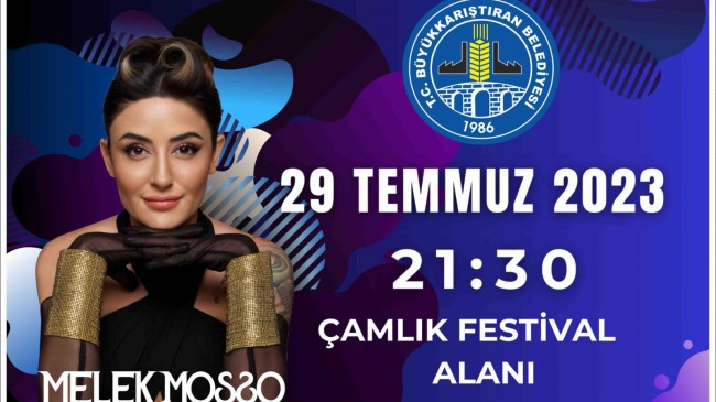 Melek Mosso 3.Çamlık Kültür Festivali’nde sahne alacak