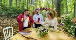 Başkan Gün genç çiftin nikahını kıydı