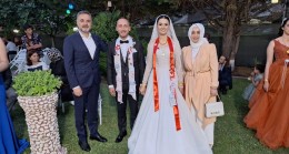 Sarıçam genç çiftin düğününe katıldı