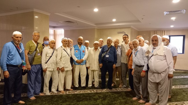 Babaeski Müftüsü Abdurrahman Koç’un görev yaptığı hac kafilesi memlekete döndü