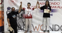 Babaeskili Ceren Durcan’dan gümüş madalya