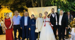 Başkan Gün genç çiftin mutlu gününde yer aldı