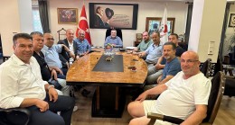 Başkan Kesimoğlu’nu makamında ziyaret ettiler