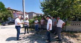 Gerenli Dere Sokak’ta çalışmaları inceledi