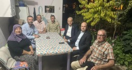 AK Parti Evrensekiz Kadın Kolları Başkanına taziye ziyareti