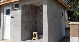 Mutlu köyünde cami lavaboları yenilendi