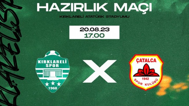 Kırklarelispor hazırlık maçı yapacak