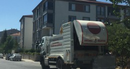 Kırklareli’nde konteynerler plan dahilinde yıkanıyor