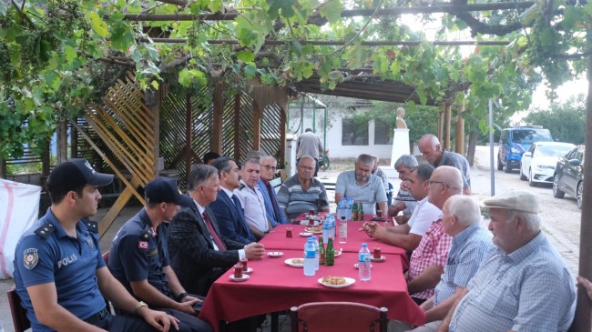 Vali Ekici Hıdırca Köyünü ziyaret etti