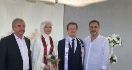 Milletvekili Sarıçam genç çiftin düğün törenine katıldı
