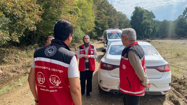 Psikososyal destek ekipleri İğneada’da görev başında