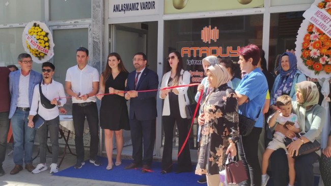 Müftü Eviş iki iş yerinin açılışında dua yaptı