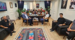 Başkan Gün ve yönetiminden Başkan Savaşan’a hayırlı olsun ziyareti
