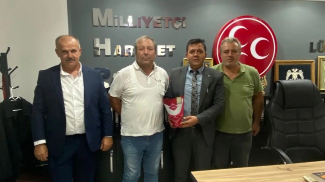 MHP Lüleburgaz İlçe Başkanı Tacettin Altay’a hayırlı olsun ziyaretleri devam ediyor