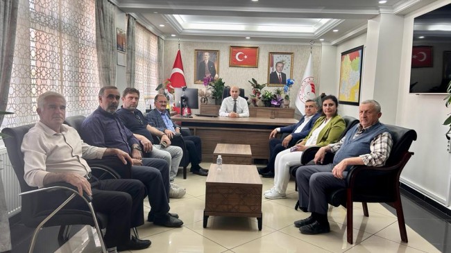 Kahraman ve Yönetiminden Müdür Karaca’ya ziyaret