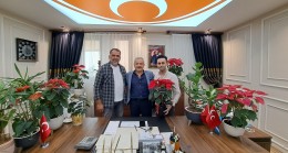MHP İl Başkanı Savaşan’a MHP Ahmetbey Belde Başkanı Sarıkaya’dan ziyaret