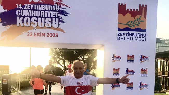 Remzi Narlı 14.Zeytinburnu Cumhuriyet Koşusunda koştu