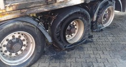 Araç yangını söndürüldü