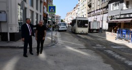 Emrullah Efendi Caddesi yenilenmiş yüzüyle trafiğe açıldı