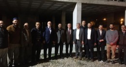 Kırklareli’ne gelen heyet Üsküp’te inşaatı inceledi