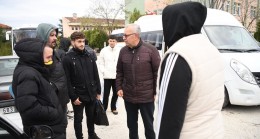 Sarı siyaha gönül verenler deplasmana uğurlandı