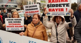 Keşan’da kadınlar şiddete karşı yürüdü