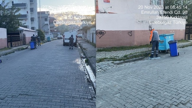 Temiz bir kent için işlerinin başındalar