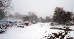 Trakya’nın yükseklerine kar yağdı