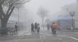 Edirne’de sis etkili oldu
