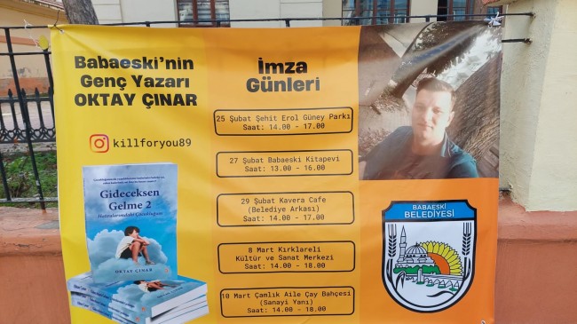 Genç Yazar Oktay Çınar, Okurlarıyla Buluşuyor!