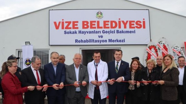 GEÇİCİ SOKAK HAYVANLARI BAKIM EVİ VE REHABİLİTASYON MERKEZİ AÇILDI