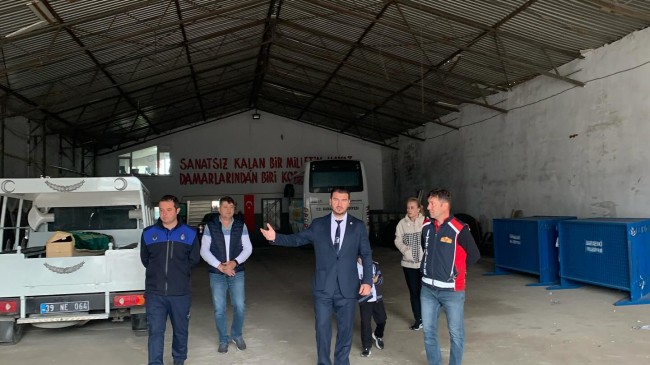 Belediye Depoları ve İtfaiye Birimini Yerinde Denetledi