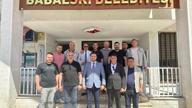 Babaeski Anadolu Birlik Derneği’nden Belediye Başkanı Fırat Yayla’ya Hayırlı Olsun Ziyareti