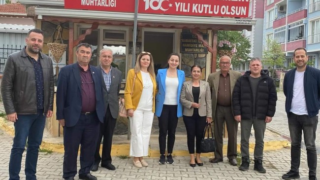 YENİ MUHTARLARI ZİYARET ETTİ