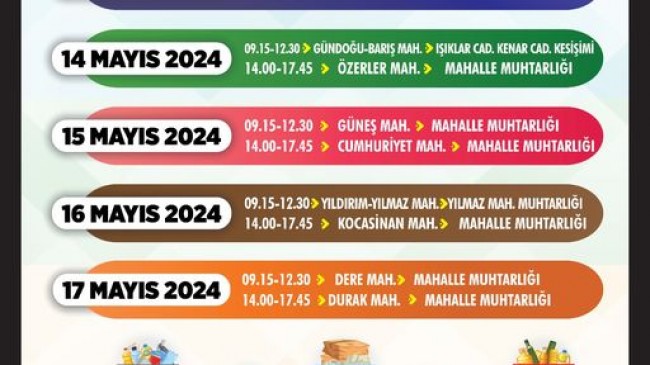 Mobil Atık Toplama Aracıyla Çevre Dostu Hizmet Sunmaya Devam Ediyor