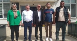 Kaymakam Elmacıoğlu, Alpullu Belediye  Başkanı Orhan Saltık’ı Ziyaret Etti