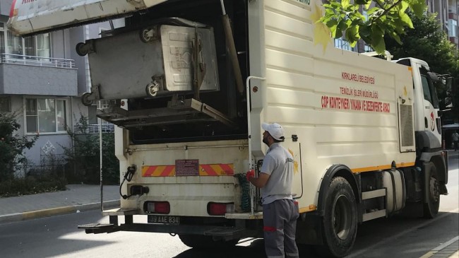 Çöp Konteynırları İçin Hijyen Hamlesi