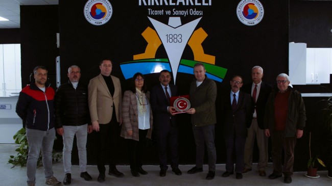 Kırklareli Defterdarı Doğan Adıgüzel, Kırklareli TSO’ya İadeiziyaret Gerçekleştirdi