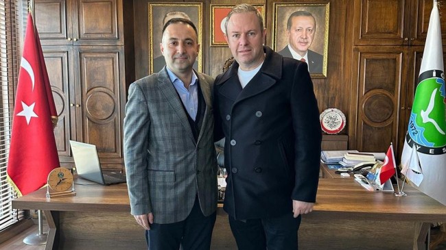 Kırklareli Ticaret ve Sanayi Odası Başkanı Soner Ilık, İğneada Belediye Başkanı Altuğ Erdem’i Ziyaret Etti