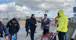Başkan Fırat Yayla, D100 Karayolu’nda İncelemelerde Bulundu