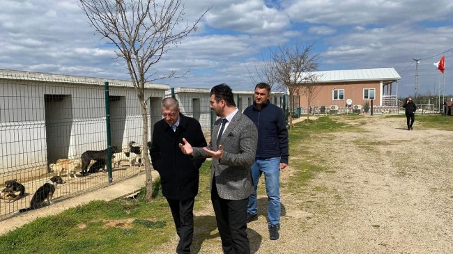 Kaymakam Orhan ve Başkan Yayla ‘dan Hayvan Bakımevine Ziyaret