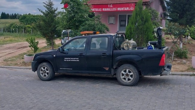 Babaeski’de Uçkun İlaçlama Çalışmaları Aralıksız Sürüyor