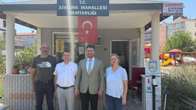 Başkan Yayla’dan Muhtar Uslu’ya Ziyaret